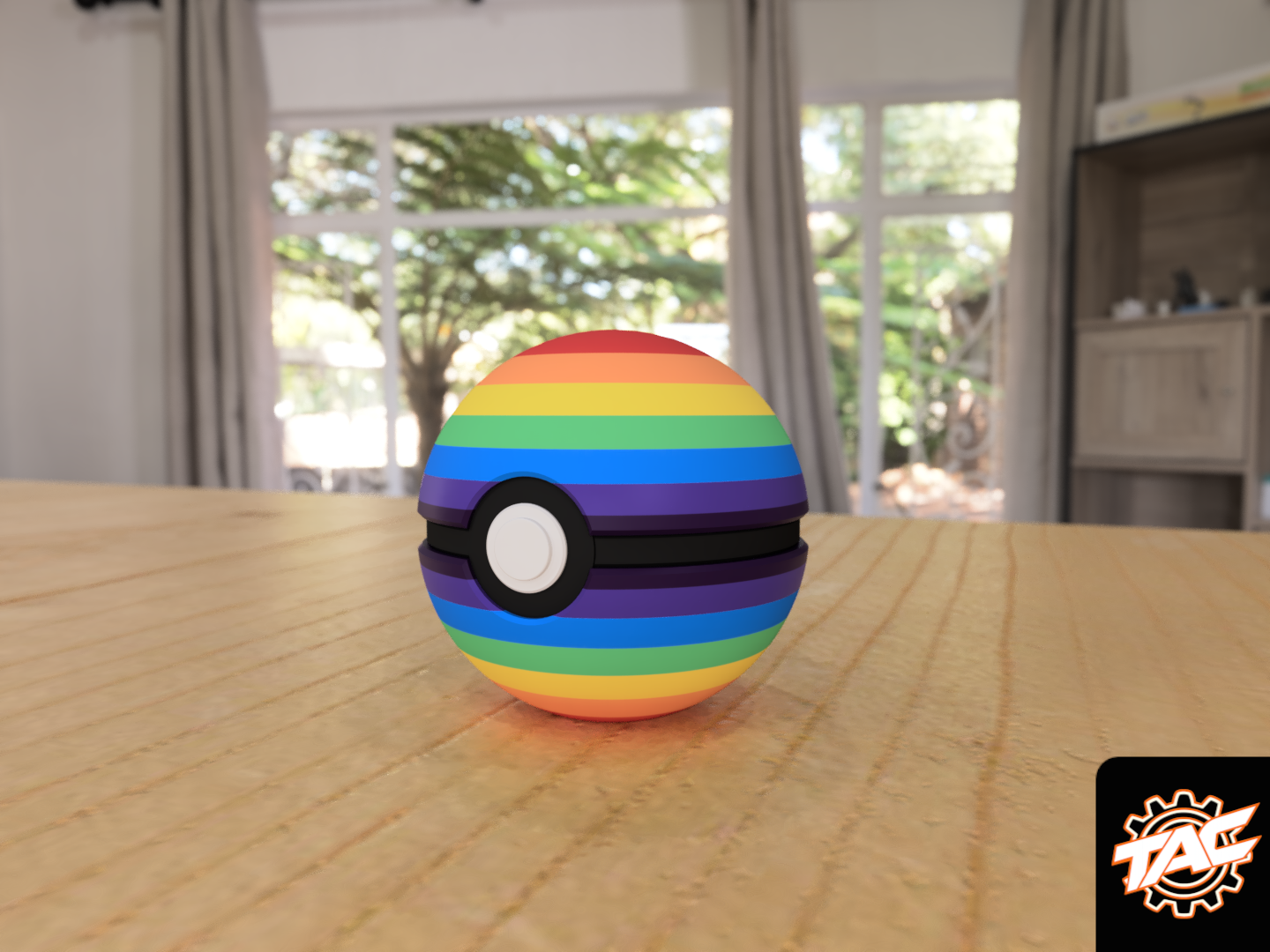 Double Rainbow Pokeball