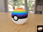 Half Rainbow Pokeball