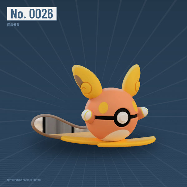 Alolan Raichu character ball — 3D printed collectible by Deft Creations (DC3D) · DC3D plate v3